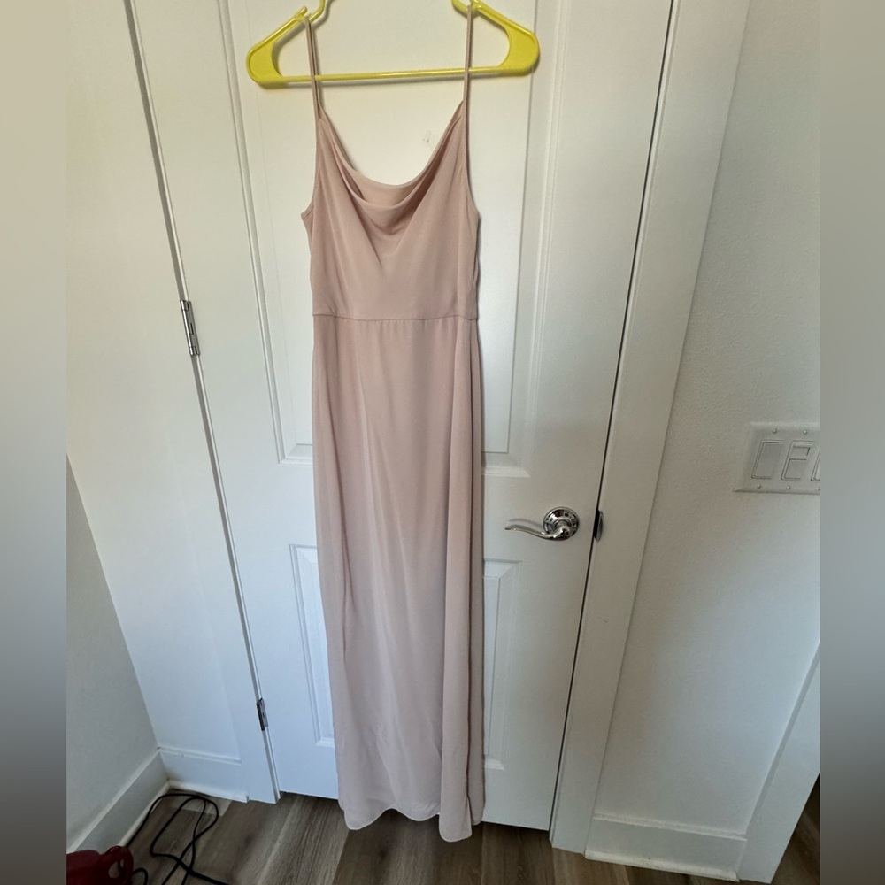 Elegant Pink Wedding Dress